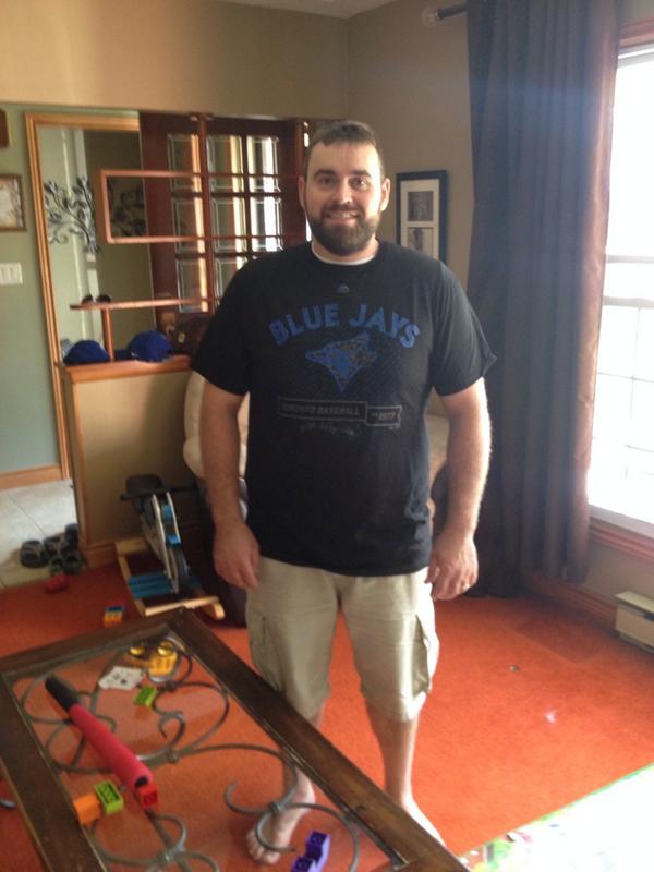 rigwrencher's tweet photo. @buckle84 Haven't owned a jays shirt since I was a kid. Just so you can't bug me....By the way you owe me $32! Ha ha. http://t.co/L90y7dlhyq
