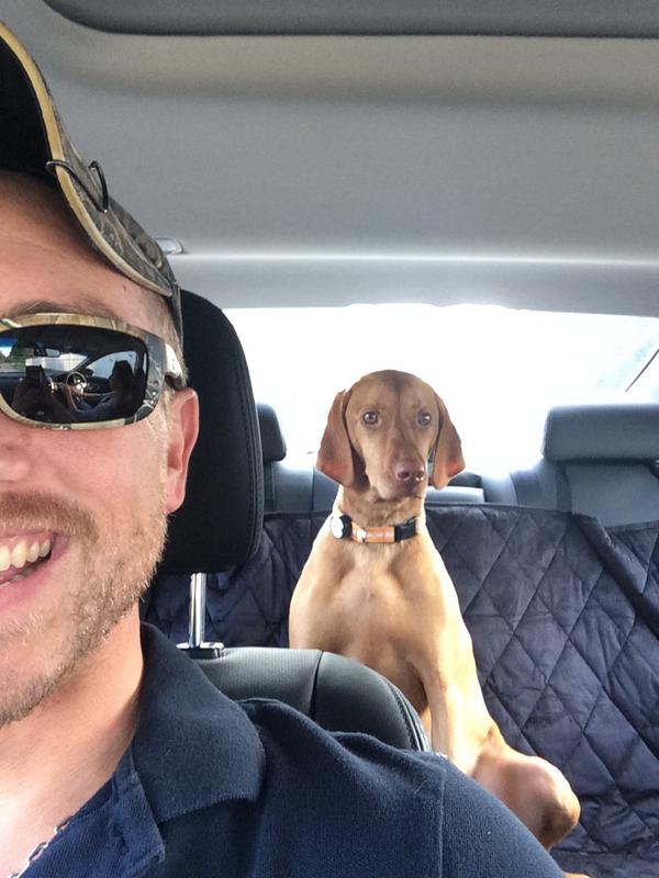 PiperBeast's tweet photo. Car ride fun! http://t.co/H81unQDC1e