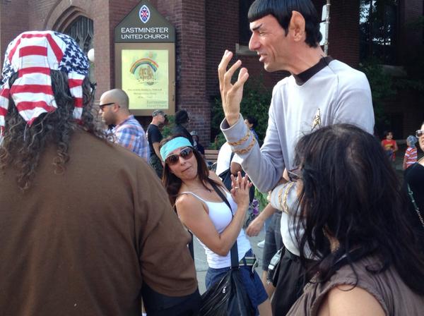 Nothing says Greek more than Spock @TasteofDanforth.