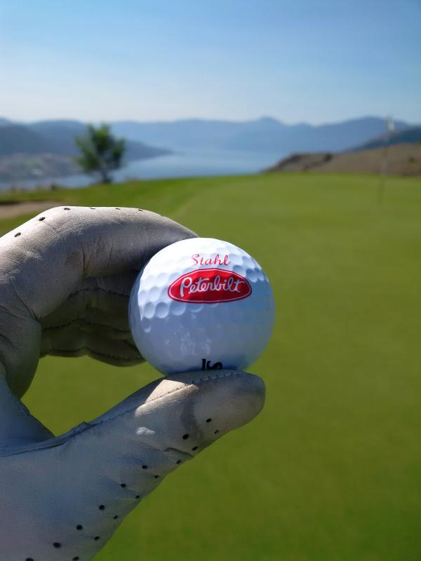 Had a great day on the course at <a href="/TheRiseGolf/">GolfClubatTheRise</a> - tough track to only play one ball! <a href="/StahlPeterbilt/">Stahl Peterbilt</a>
