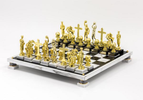 LACMA's tweet photo. MT @artcatalogues: today, Ry Rocklen &amp; Nick Lowe to release Trophy Modern Chess Set(basketball) @lacma 4-6pm! http://t.co/eEr99ggIF4