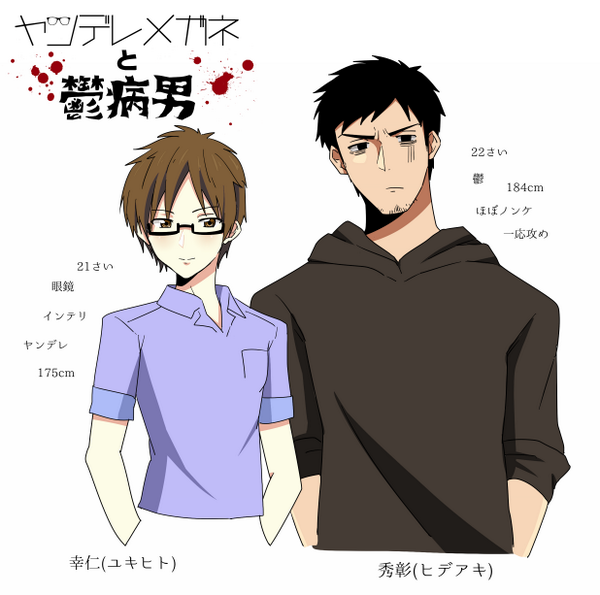 創作BL漫画
ヤンデレメガネと鬱病男 