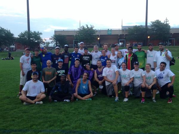 VickersIan_96's tweet image. Pictures of the teams at the coaches game!! @SpinUltimate #YCC2014 #coaches (retweet if your coaches played)