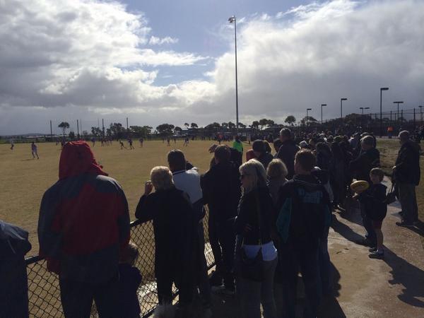 jvanders33's tweet photo. Fair crowd out for @WesternRegionFL junior grand finals today http://t.co/RnAKy5WPTQ