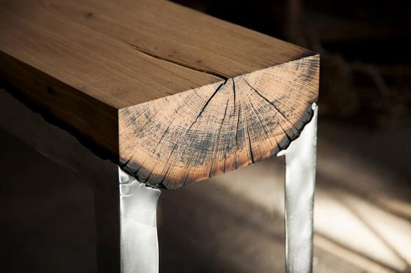 One-of-a-Kind #furniture fuses cast aluminum + tree trunks thisiscolossal.com/2014/08/cast-a…  via <a href="/Colossal/">Colossal Biosciences®</a> h/t <a href="/DesignsJennifer/">Designs by Jennifer</a>