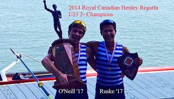 RiversideLwtMen's tweet photo. Awesome! #Stripes “@CornellRowing: Royal Canadian Henley Regatta U23 Men's Pair champions O'Neill '17 &amp; Ruske '17 http://t.co/siBqMm1OEG”