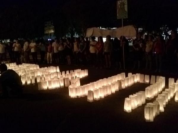 jmtorr's tweet photo. Maybe @RepCuellar will start supporting #BorderChildren when he sees 100+ppl in front of his office #iamborderless http://t.co/KaUPy2LNhV
