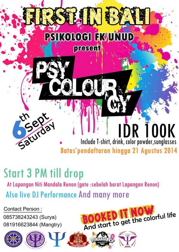 Yuk daftar dan gabung bersama ratusan org buat jadi yang PERTAMA DI BALI ngerasain keseruan PSYCOLOURGY!! <a href="/MasBrooo/">Masbrooo</a>