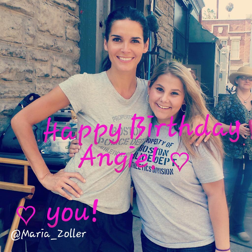  HAPPY BIRTHDAY ANGIE!    I love you so much! I wish you the best day ever! I miss you! ~Maria 