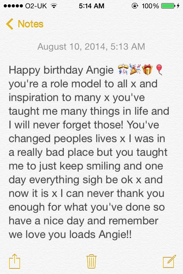  my words are my feelings and I cant express them enough x HAPPY BIRTHDAY TO THE KINDEST PERSON ALIVE! 