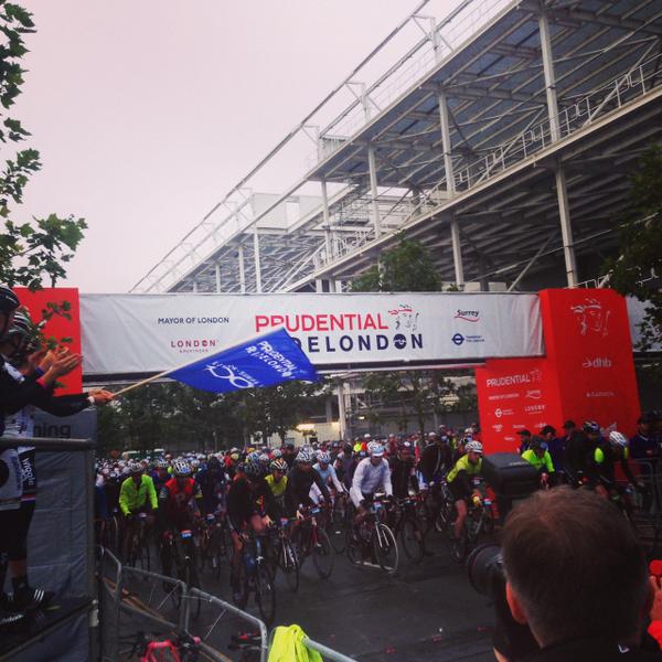 And they're off! The Prudential #RideLondon-Surrey 100 is underway! Best of luck to everyone riding today.