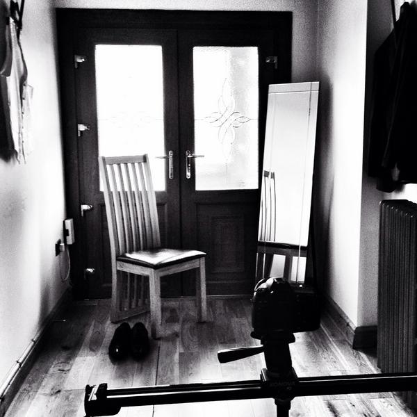 #weddingdayprep when the bedroom and lounge are unavailable - enter the hallway #thinkingoutofthebox #morningprep