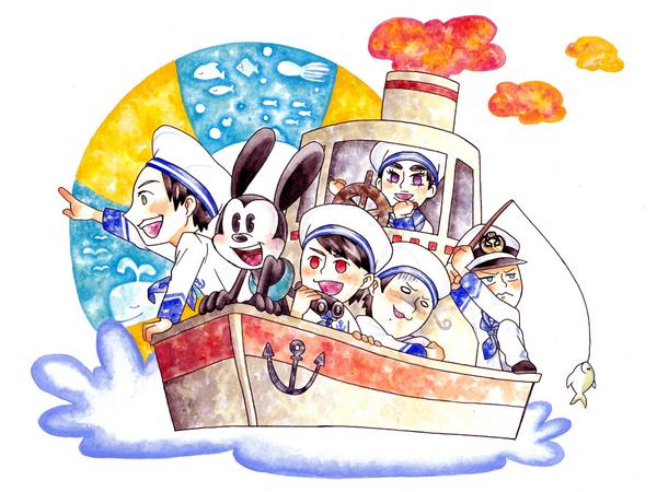 へいや Auf Twitter イラスト Disney 嵐 冒険と想像の港町へ Http T Co 3jgv5pq3ta