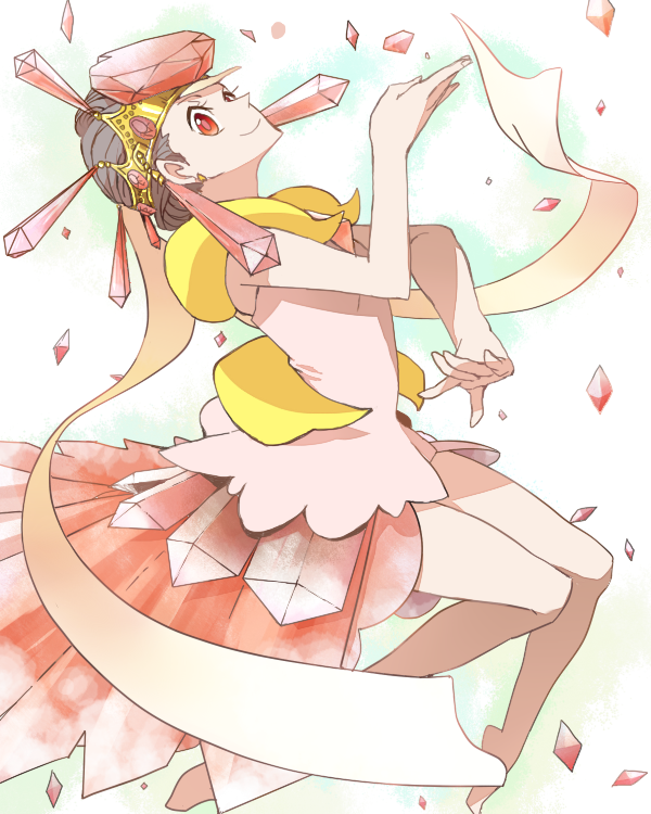 たなか ポケ擬人化 O W O っディアンシー描いてみました Http T Co Izb2v3rdyp