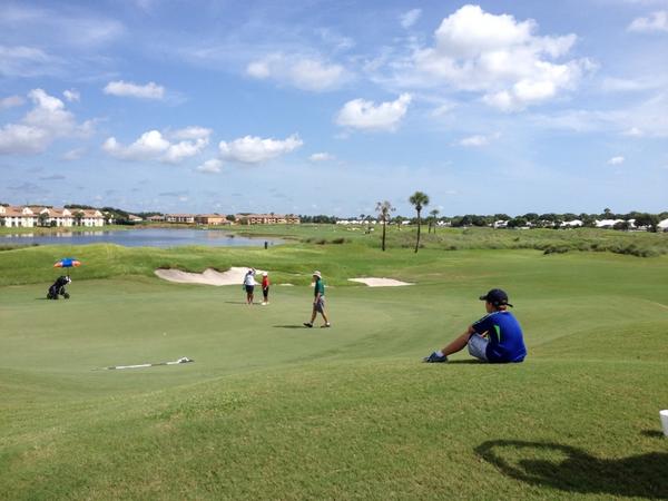 Great view of links course in west palm beach