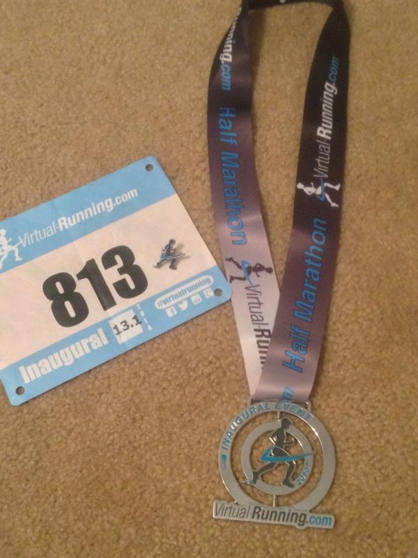 EricLSark's tweet image. Finally ran my @virtual_running #HalfMarathon today. The medal is better than the one from the real race 3 weeks ago.