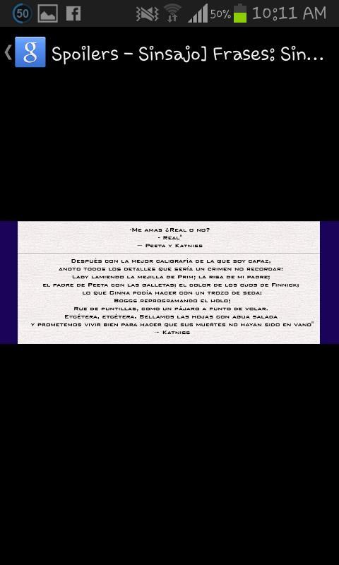 ameriicab1's tweet image. Me amas Real o No?
Real
#KatnissyPeeta