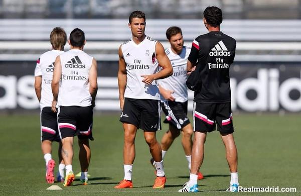 Cristiano aan het trainen