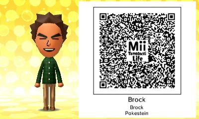 TomodachiQRcode's tweet image. brock from pokemon #TomodachiLife #3DS