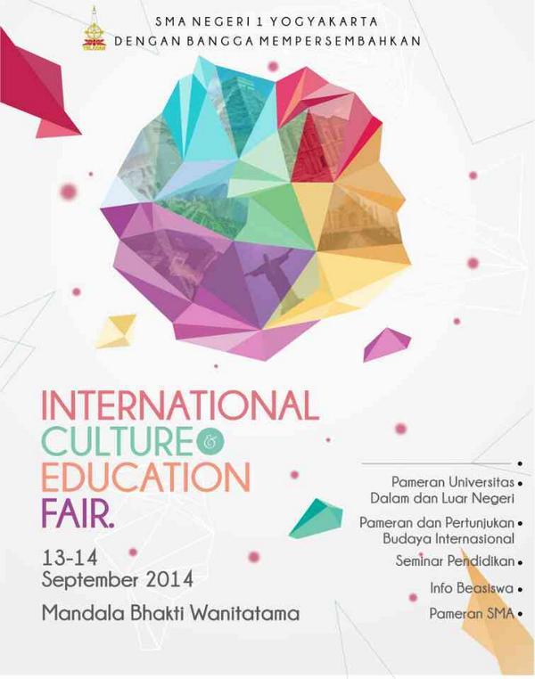 #Jogja International Culture and Education Fair | 13-14 Sept | Gd. Mandhala Bakti Wanitatama  <a href="/ICEFteladan/">ICEF2017Teladan</a>