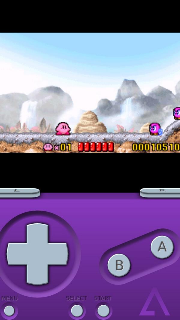 virtual_ese's tweet image. Playing some old skool Kirby Gameboy game #gbaemulator #gbaadvance