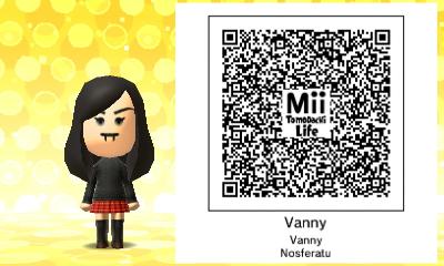 TomodachiQRcode's tweet image. a cute vampire :3 #TomodachiLife #3DS