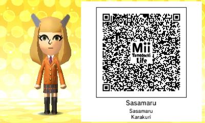TomodachiQRcode's tweet image. Sasamaru Negima #TomodachiLife #3DS