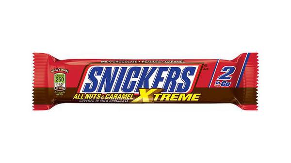 Sweeterville's tweet image. And the name of the newest @SNICKERS bar is ... SNICKERS Xtreme fw.to/EWQFBXd