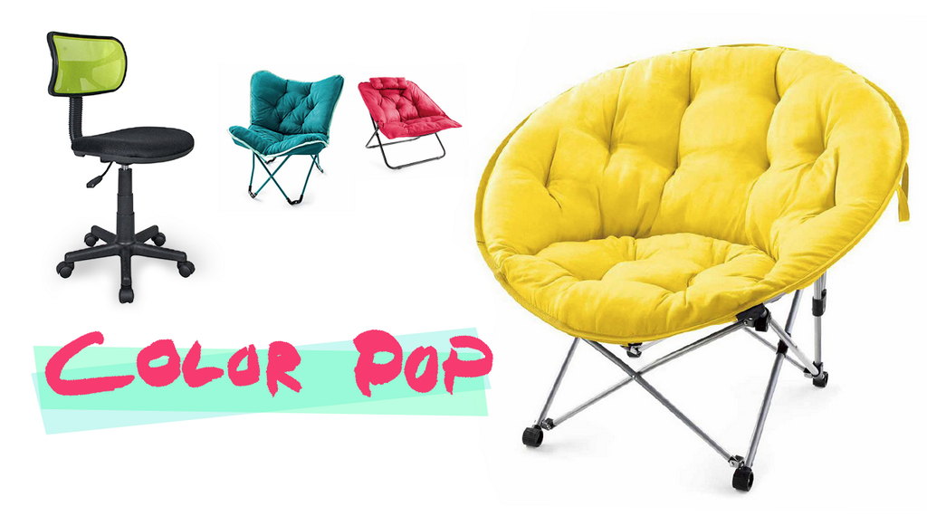 Kohl S On Twitter Diy Your Dorm Decor Hint A Saucer Chair Adds Seating And A Pop Of Color Http T Co Nuhbudqdjk Http T Co 94m0lmfcet