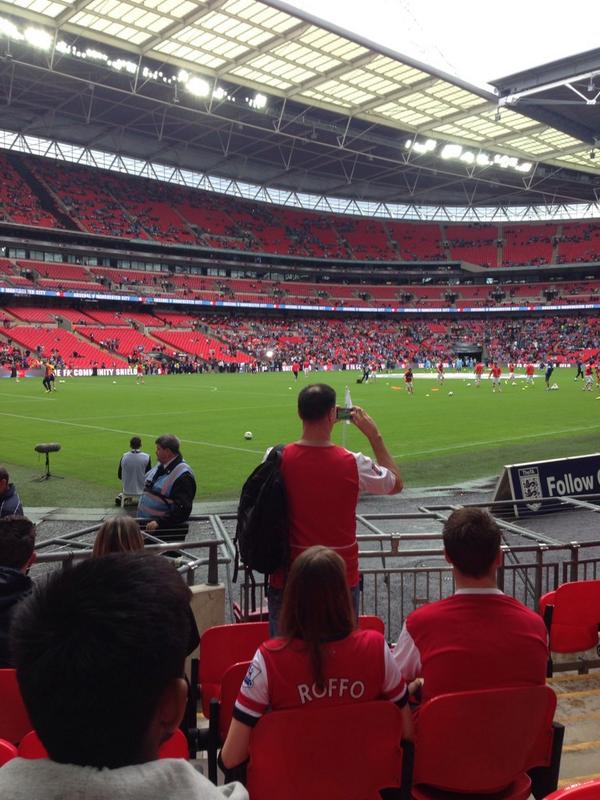 t50c's tweet photo. Great seats#wembley http://t.co/c2AwkHDp6N