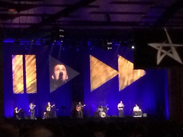 Absolutely loving the live country music with all the sponsors and partners mentioned. So creative! #asae14