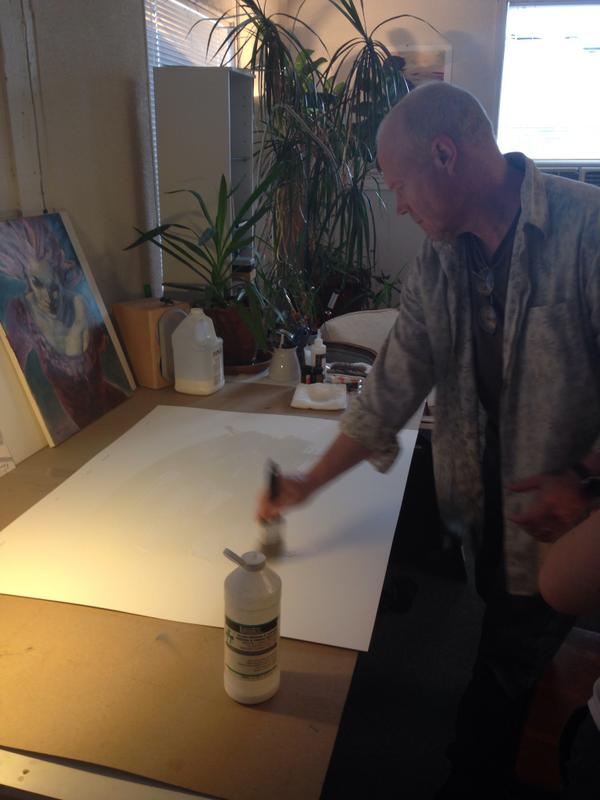 RickBerryStudio's tweet image. Prepping some surfaces! #SundayFunday #RickBerryStudio #RickBerry #Painting #Art #Work #Figurative #Collaboration