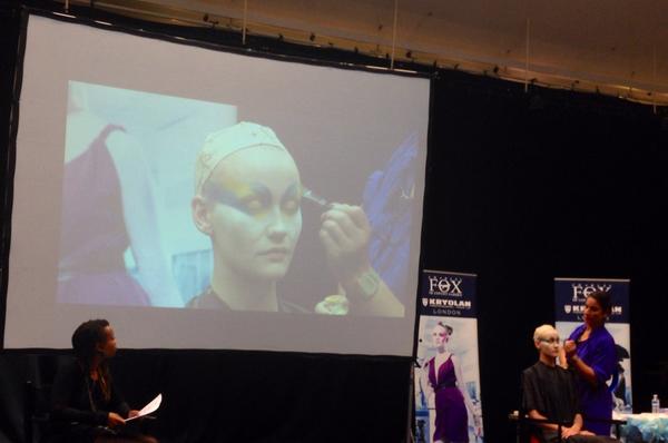 Amazing #theatrical look from Ballet at Royal Opera house from #kryolanmasterclass by Ingrid Molinos in process #wow