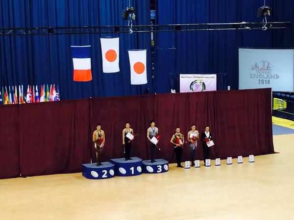 WBTFICup2015's tweet photo. Senior Men Finalists, Medallists and World Champion #worldbaton2014 http://t.co/NGccUibasG