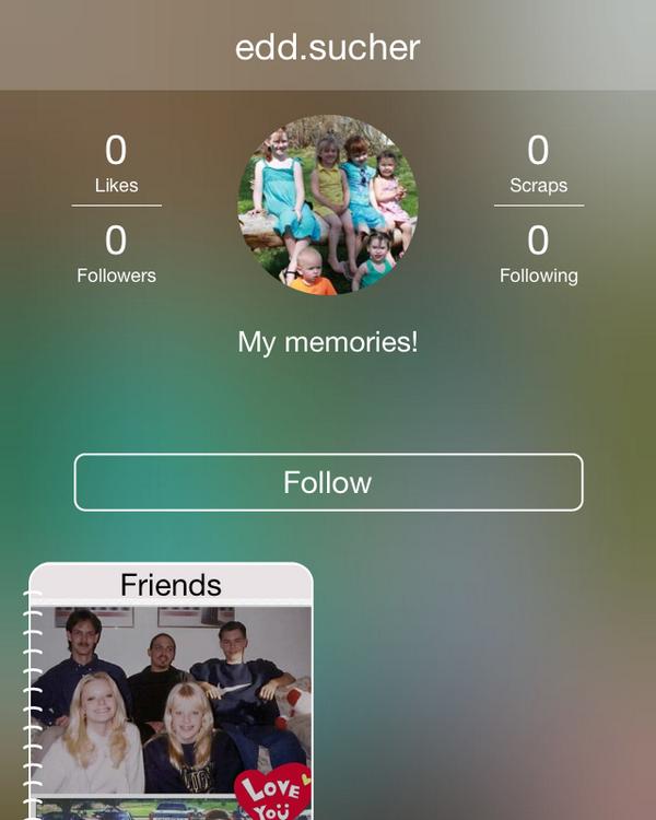 essucher's tweet photo. I just started using Scrap to share throwback photos. Follow edd.sucher! https://t.co/33KSMn0hpP http://t.co/16tW7AdIBj