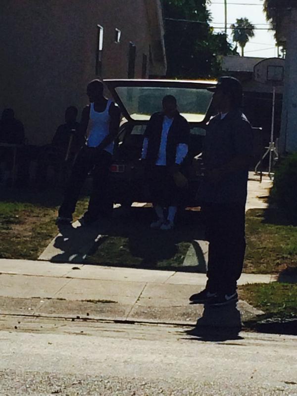 OrlandoBrown1's tweet photo. On the Set of my new movie "Straight Outta Compton" In theaters 2015 make sure y'all Support please !!!!! http://t.co/CTLW9TPcuF