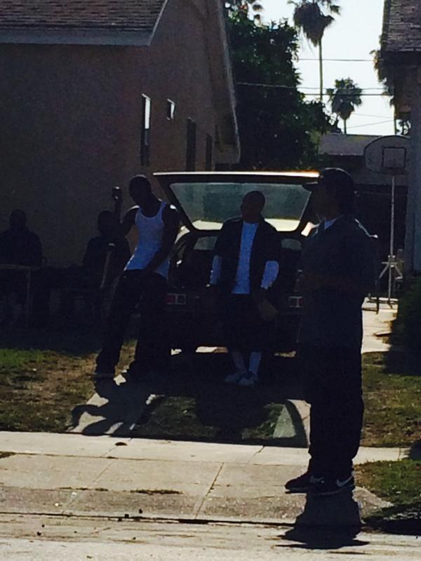 OrlandoBrown1's tweet photo. On the Set of my new movie "Straight Outta Compton" In theaters 2015 make sure y'all Support please !!!!! http://t.co/CTLW9TPcuF
