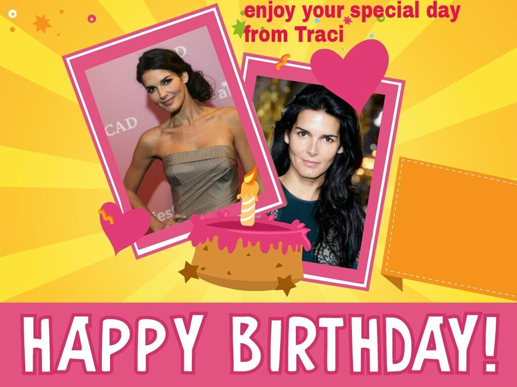  happy birthday ANGIE wish u many many more to come 
