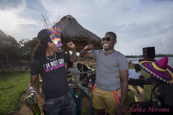 Happy people <a href="/frankmugisha/">Frank Mugisha</a> <a href="/Opimva/">OPIMVA | ONZIEMA</a> #UGPridepostAHA <a href="/PrideUganda/">Pride Uganda</a>.We did it.congs.