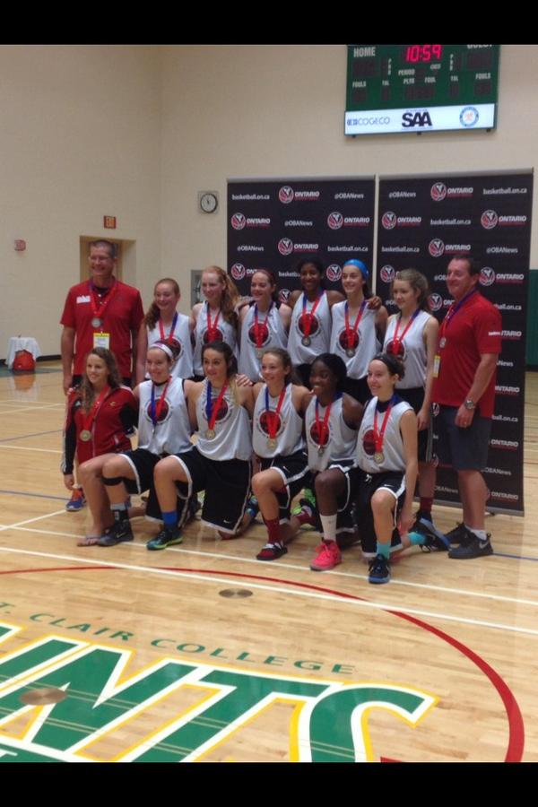 OSGBasketball's tweet photo. St. Clair Girls Silver Medallist #OSGBasketball @OBANews http://t.co/dZNMP7Mx00