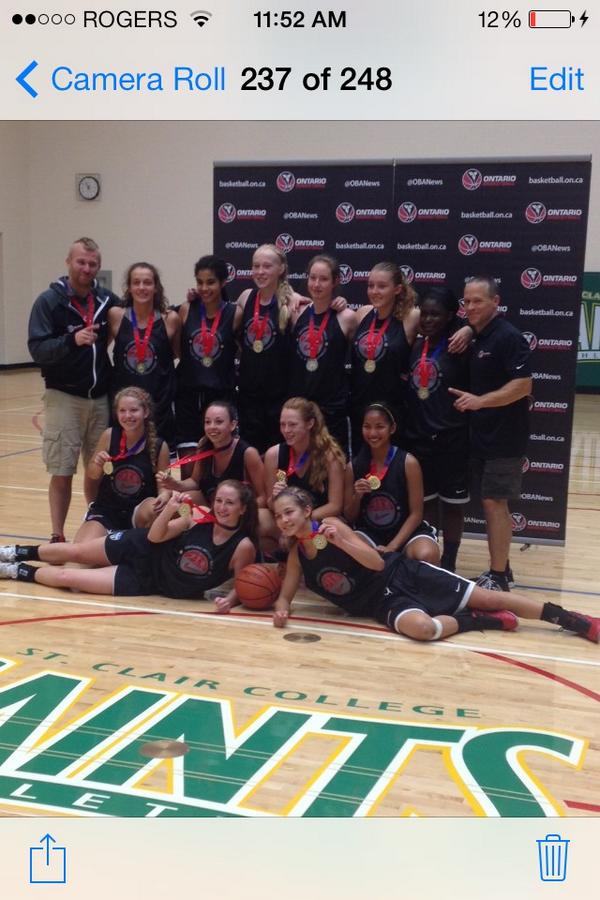OSGBasketball's tweet photo. Capital Girls Gold Medallists #OSGBasketball @OBANews http://t.co/ZqhNIAaXvM