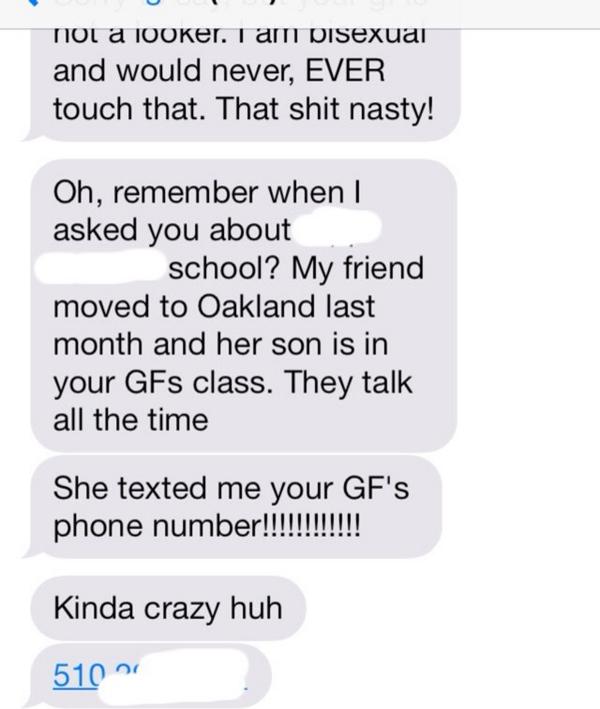 CrazytextfromEX's tweet photo. Turns out all she did was google her. The friend in the class is fake. #part2 #Crazyexgirlfriendsbelike #textsfromex http://t.co/VMYl8Pjb3r