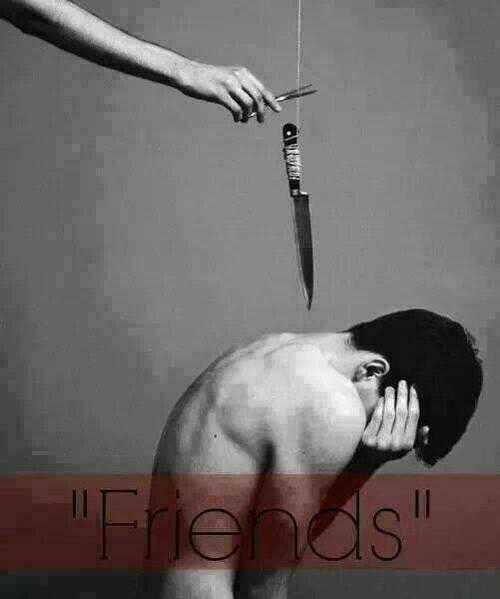 RT <a href="/Dominick/">Dominick</a>❤ Los propios amigos te apuñalan por la espalda