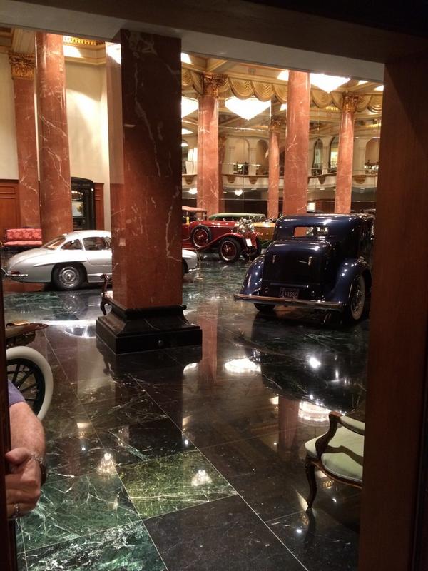 GoodwoodRRC's tweet photo. The first view of the Grand Salon as the lift doors open at #nethercuttcollection http://t.co/im12UmRIrt