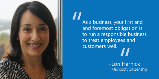 MSFT_Business's tweet photo. Community engagement: small investment, big benefits. 3 tips from GM @msftcitizenship:  http://t.co/GimVZCrzw3 #CSR http://t.co/Ua4MmcBzsF
