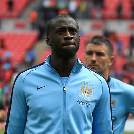 ManCity's tweet photo. YAYA REACTION: Ivorian reflects on disappointing #CommunityShield defeat. Watch now: http://t.co/ojpgxRnHRF #mcfc http://t.co/HTM0rSt0FU
