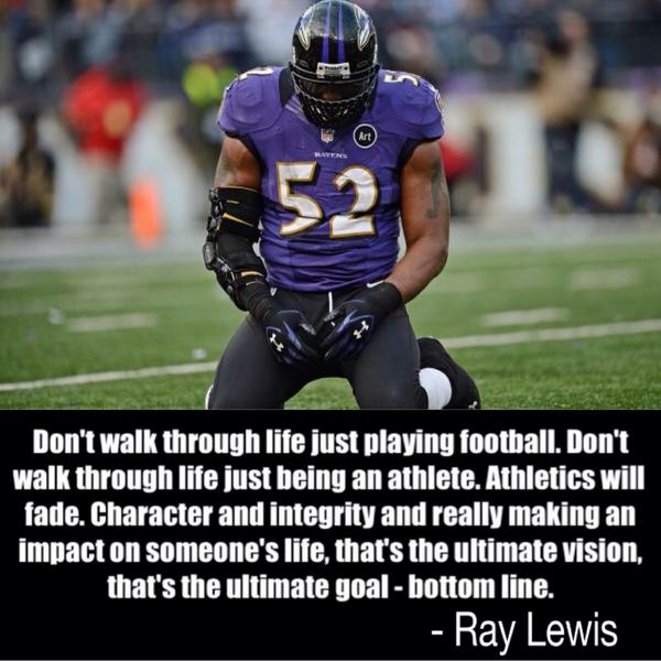 football quotes by ray lewis