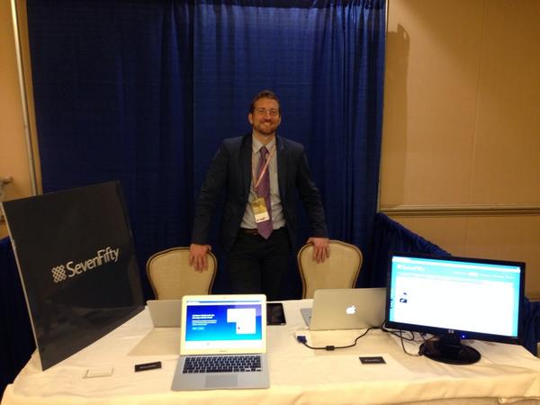 aaronjsherman's tweet photo. Holding it down at #TexSom2014 @SevenFiftyHQ http://t.co/p2rKtZHGGR