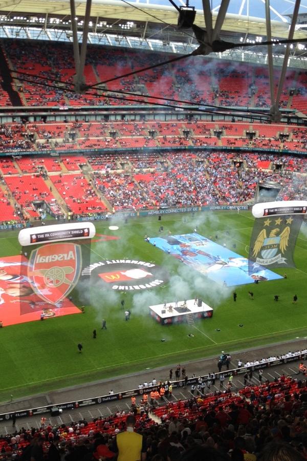 Martyn28's tweet photo. #AFCvMCFC #CommunityShieldWinners2014 http://t.co/SCk8QVocdE
