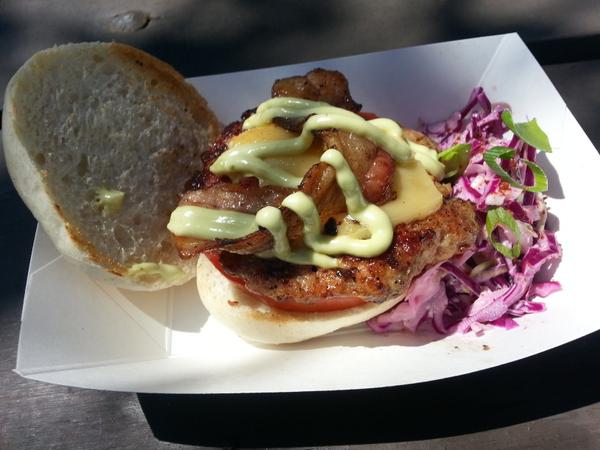 raechullie's tweet photo. Amazing bacon bacon slider and no line up. Get it now! @BrcksNMortar @TOFoodFest  http://t.co/xEbOWiFMM0